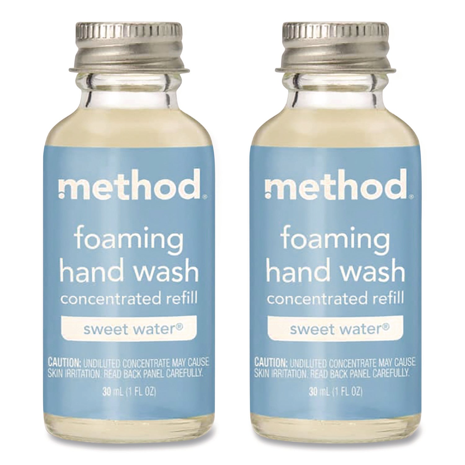 Refill + Reuse Foaming Hand Soap Refill, Sweetwater, 1 oz Refill Bottle, 2/Pack