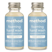 Refill + Reuse Foaming Hand Soap Refill, Sweetwater, 1 oz Refill Bottle, 2/Pack