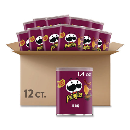Grab and Go BBQ Crisps, 1.4 oz Can, 12/Carton