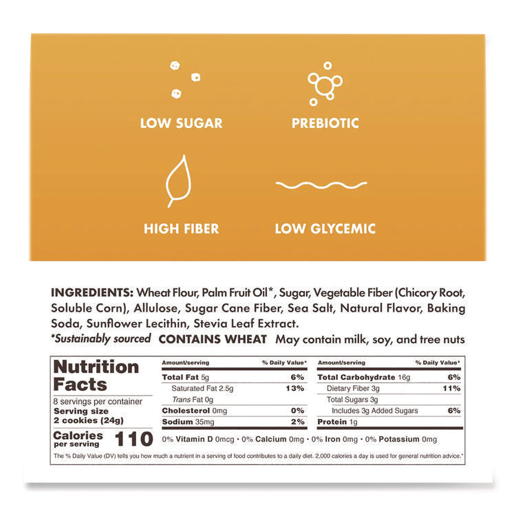 Leos Golden Vanilla Sandwich Cookies, 2 Cookies/Pack, 10 Packs/Box