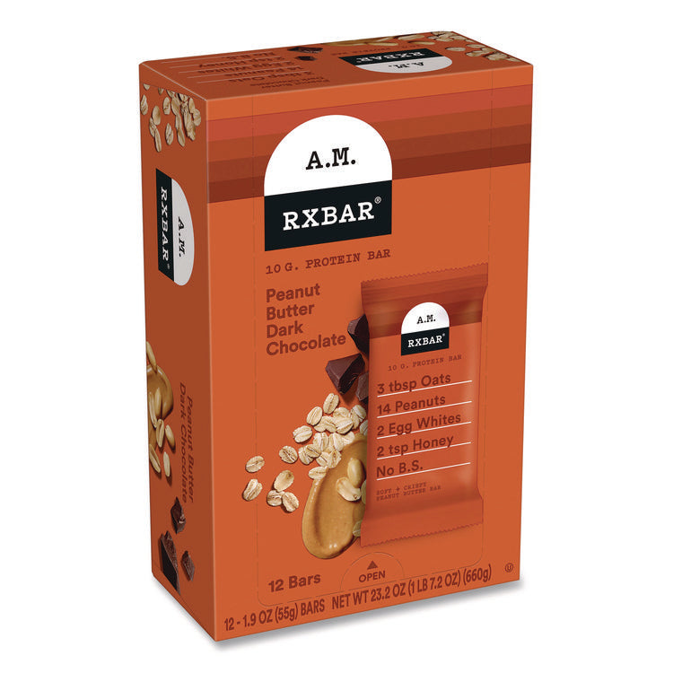 Gluten-Free Peanut Butter Dark Chocolate Protein Bar, 1.9 oz Bar, 12/Box