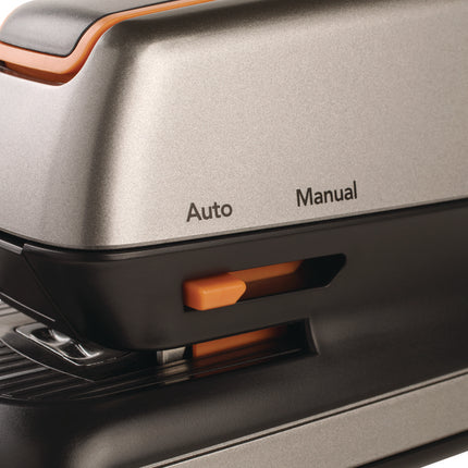 Optima Grip Electric Stapler, 20-Sheet Capacity, Black/silver