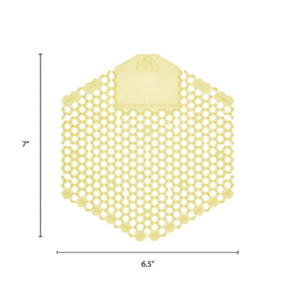 Wave 3d Urinal Deodorizer Screen, Citrus Scent, Yellow, 10/box