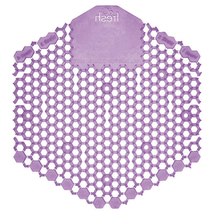 The Wave Urinal Deodorizer, Urinal Screens, Fabulous Scent, 58 G, Purple, 10/box, 6 Boxes/carton