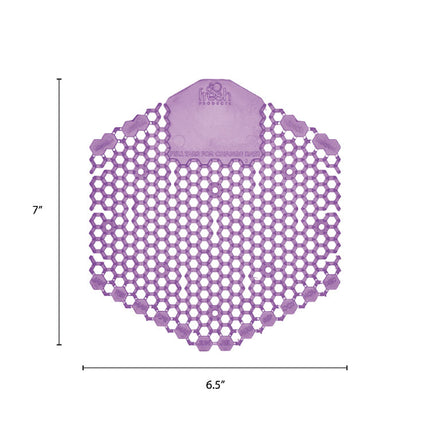 The Wave Urinal Deodorizer, Urinal Screens, Fabulous Scent, 58 G, Purple, 10/box, 6 Boxes/carton