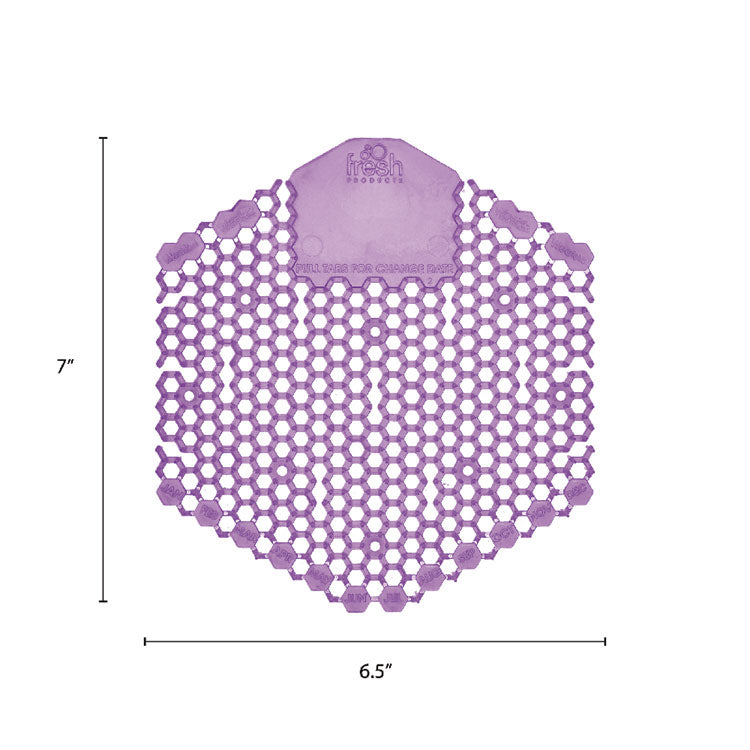 The Wave Urinal Deodorizer, Urinal Screens, Fabulous Scent, 58 G, Purple, 10/box, 6 Boxes/carton