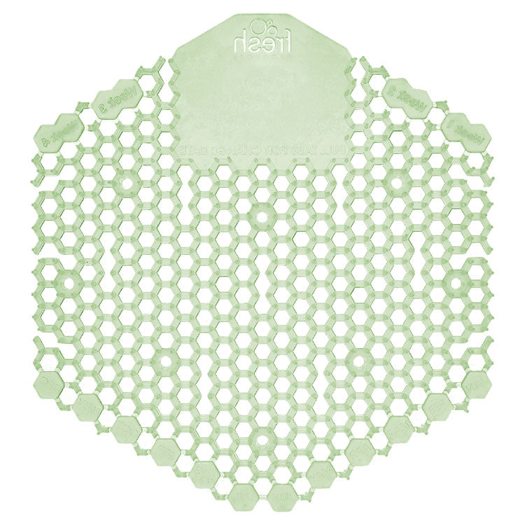 The Wave Urinal Deodorizer, Urinal Screens, Herbal Mint Scent, 58 G, 10/box, 6 Boxes/carton