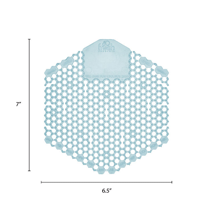 Wave 3d Urinal Deodorizer Screen, Ocean Mist Scent, Blue, 10/box, 6 Boxes/carton