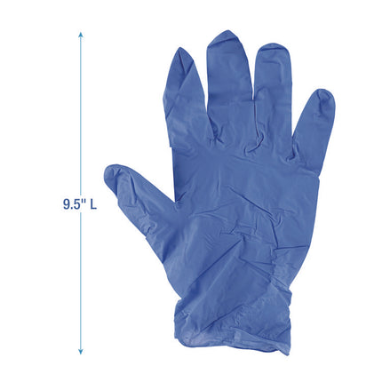 Disposable General-Purpose Nitrile Gloves, Medium, Blue, 4 mil, 100/Box