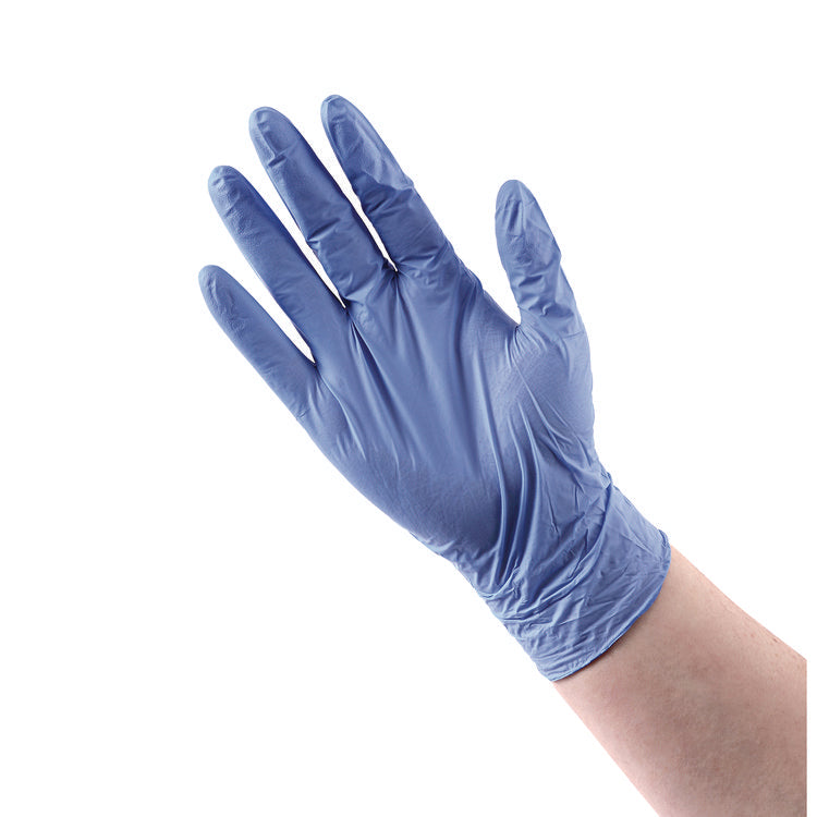 Disposable General-Purpose Nitrile Gloves, X-Large, Blue, 4 mil, 100/Box