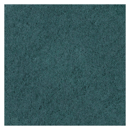 Heavy-Duty Scrubbing Floor Pads, 13" Diameter, Green, 5/carton