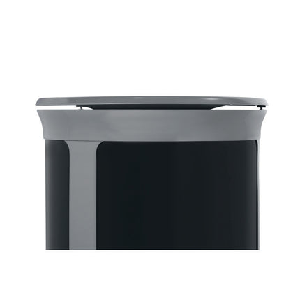 ENHANCE Series Waste Receptacle, 33 gal, Metal, Pearl Gray/Umbra Gray