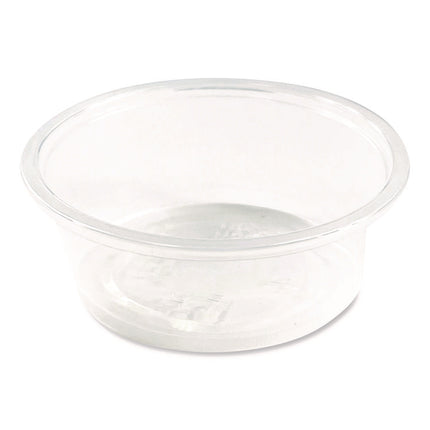 Souffle/Portion Cups, 1.5 oz, Plastic, Translucent, 2,500/Carton