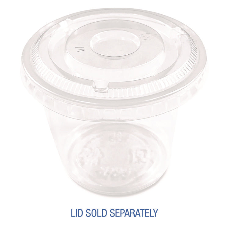 Souffle/Portion Cups, 5.5 oz, Plastic, Translucent, 2,500/Carton