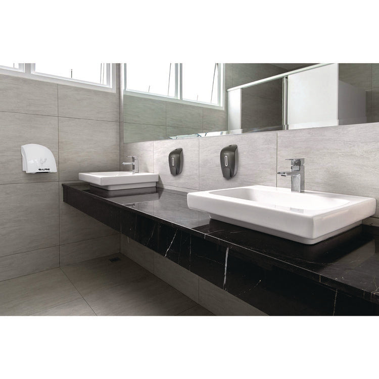 Surface Mounted Soap and Hand Sanitizer Dispenser, 27 oz, 4.1 x 4.6 x 9.6, Gray