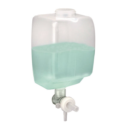 Surface Mounted Soap and Hand Sanitizer Dispenser, 27 oz, 4.1 x 4.6 x 9.6, Gray