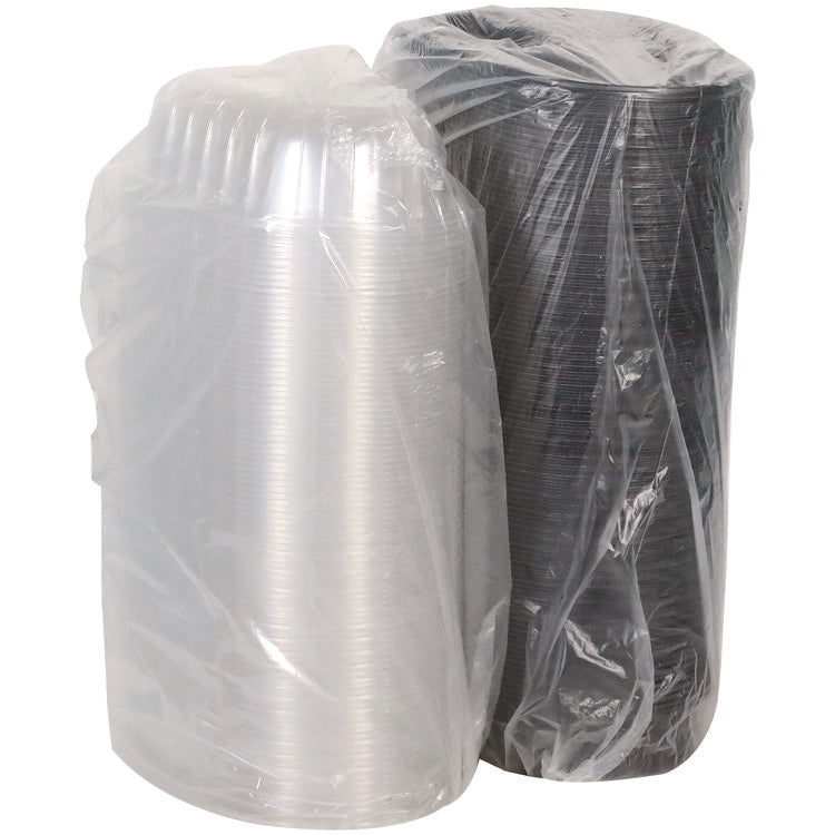 MealMaster Chicken Roaster Base/Lid, 10 x 7.5 x 4, Black/Clear, Plastic, 110/Carton