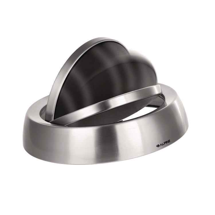 17 Gallon Stainless Steel Commercial Trash Can with Swing Lid