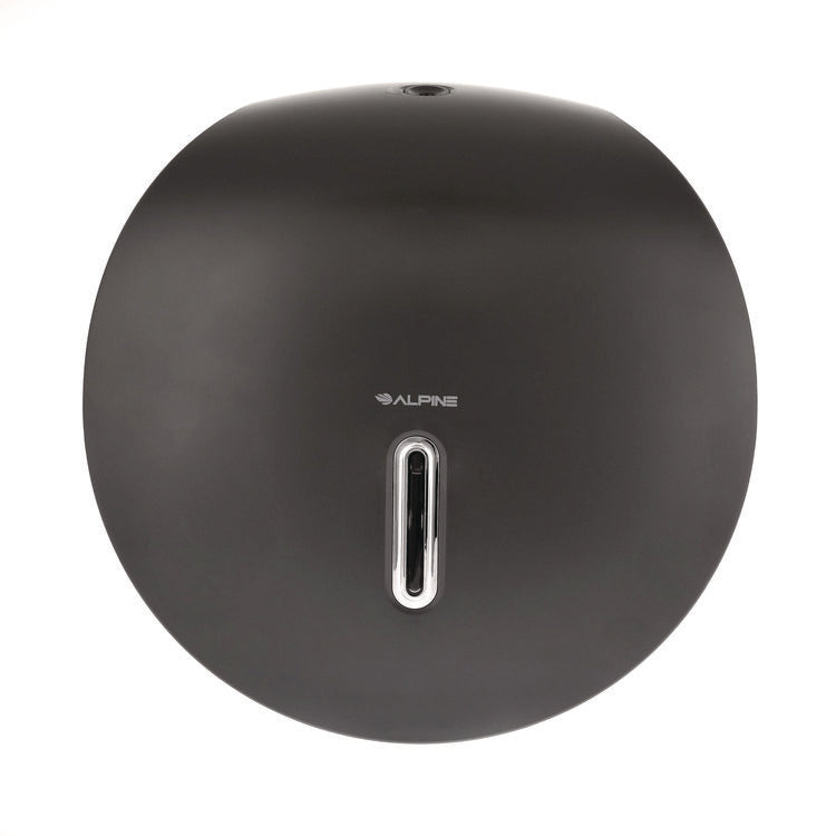 Plastic Single Roll Jumbo Toilet Paper Dispenser, 5.3 x 11.5 x 11.7, Gray