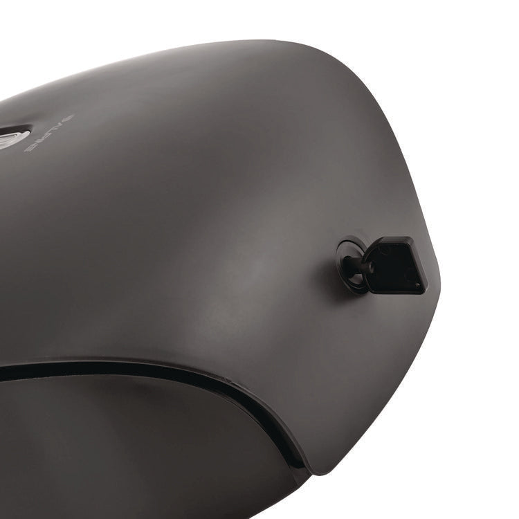 Plastic Single Roll Jumbo Toilet Paper Dispenser, 5.3 x 11.5 x 11.7, Gray