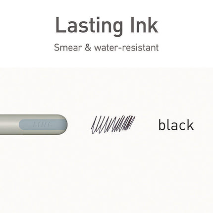 PENTONIC Gel Pen, Stick, Fine 0.7 mm, Black Ink, Pale Gray Barrel, 10/Pack