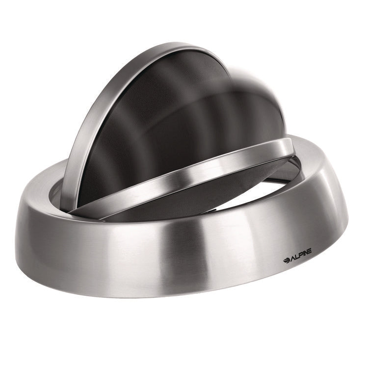 17 Gallon Stainless Steel Indoor Compost Receptacle with Swivel Lid