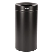 27 Gallon Stainless Steel Commercial Indoor Trash Can, Black