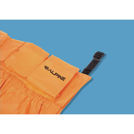 12-Pocket Trash Can Caddy Bag, 12 Compartments, Orange
