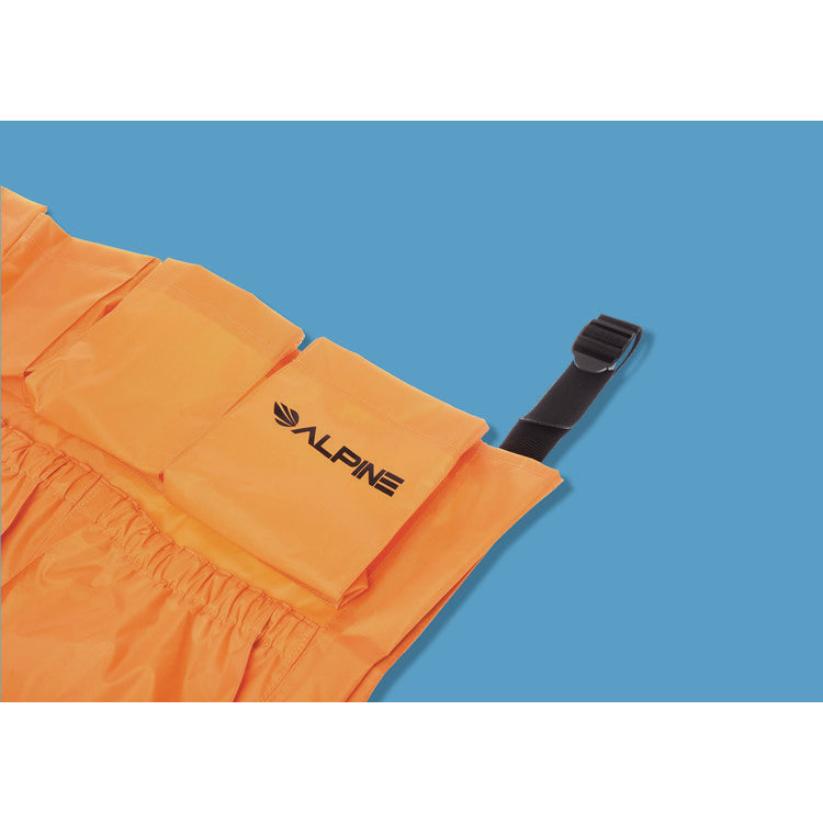 12-Pocket Trash Can Caddy Bag, 12 Compartments, Orange