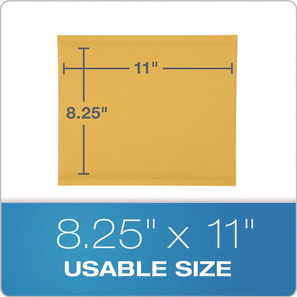 Kraft Bubble Mailers, Barrier Bubble Cushion, Redi-Seal Adhesive Closure, 8.25 x 11, Brown Kraft, 25/Pack