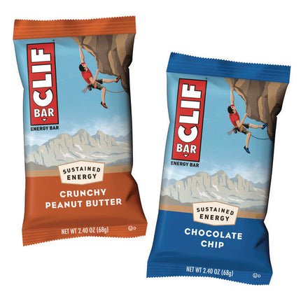 Energy Bar, Chocolate Chip/Crunchy Peanut Butter, 2.4 oz, 20/Box