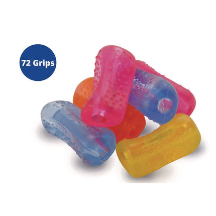 Bumpy Pencil Grip. 0.6" Long, Assorted Neon Colors, 72/Carton