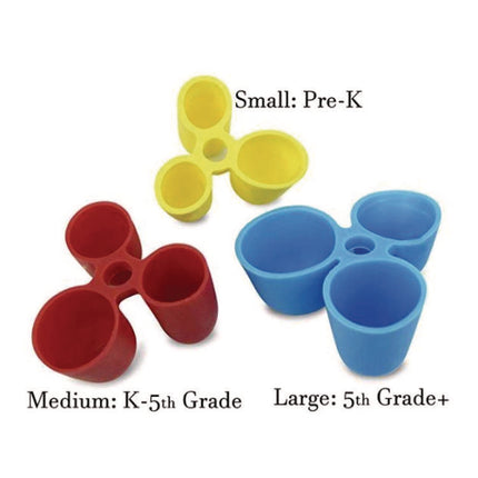 Writing C.L.A.W. Pencil Grip, 1.4" Long, Medium, Assorted Colors, 72/Carton