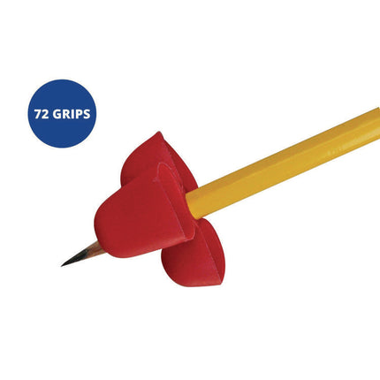Writing C.L.A.W. Pencil Grip, 1.4" Long, Medium, Assorted Colors, 72/Carton