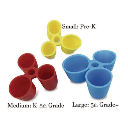 Writing C.L.A.W. Pencil Grip, Large, 1.6" Long, Assorted Colors, 80/Carton
