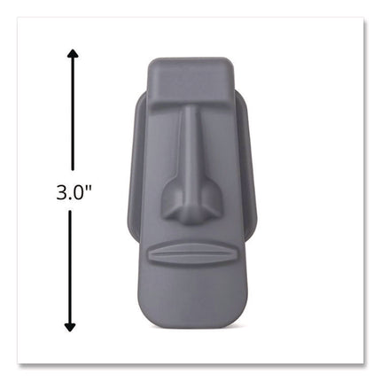 Pencil Topper, Giant Face, Gray, 36/Carton