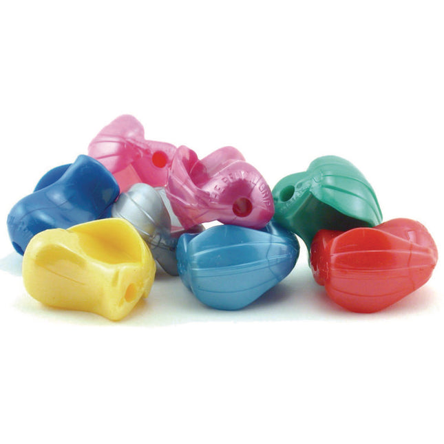 Crossover Grip, 1" Long, Assorted Metallic Colors, 100/Carton