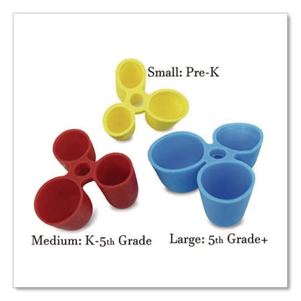 Writing C.L.A.W. Pencil Grip, Small, 1" Long, Assorted Colors, 100/Carton