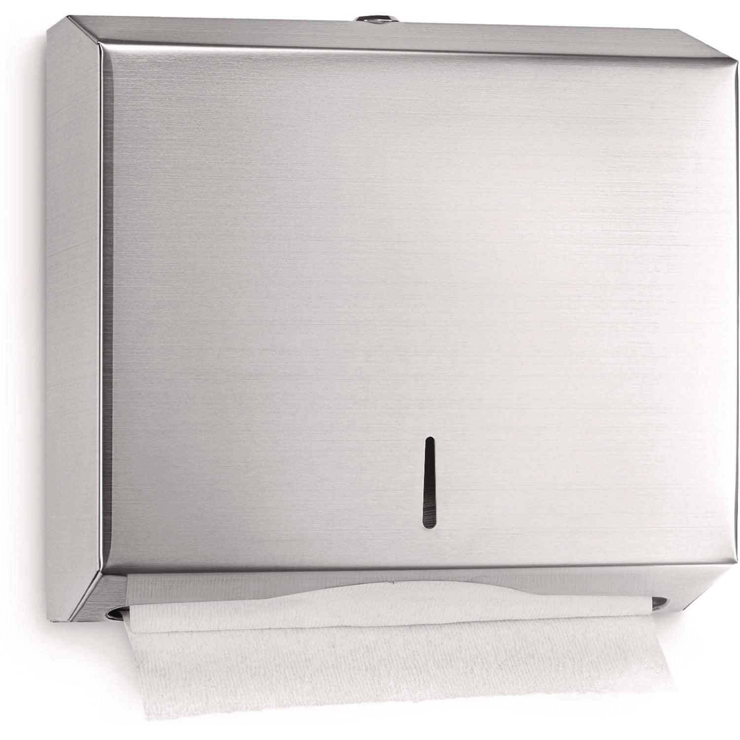 Horizontal C-Fold/Multi-Fold Paper Towel Dispenser, 10.2 x 4 x 11.2, Brushed Nickel