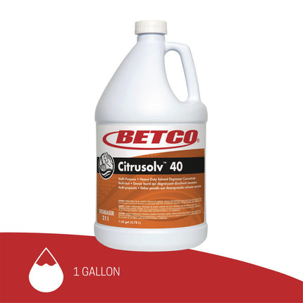Citrusolv 40 HD Degreaser, Citrus Scent, 1 gal Bottle, 4/Carton