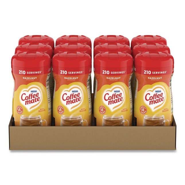Non-Dairy Powdered Creamer, Hazelnut, 15 Oz Canister, 12/carton