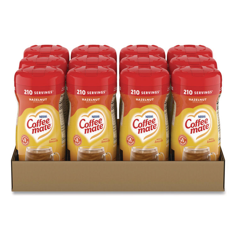 Non-Dairy Powdered Creamer, Hazelnut, 15 Oz Canister, 12/carton