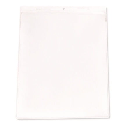 Clear Vinyl Shop Ticket Holders, Both Sides Clear, 50 Sheets, 9 X 12, 50/box