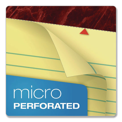 Gold Fibre Writing Pads, Wide/legal Rule, 50 Canary-Yellow 8.5 X 11.75 Sheets, 4/pack
