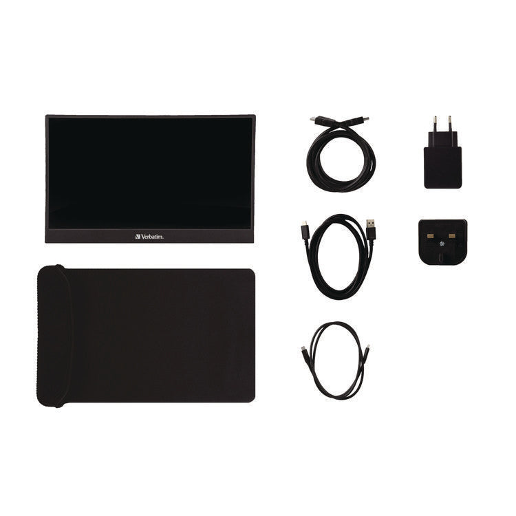 Portable Touchscreen Monitor. 15.6" Widescreen, IPS Panel, 1920 Pixels x 1080 Pixels