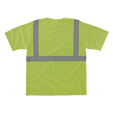 GloWear 8289-ECO Class 2 Recycled Hi-Vis T-Shirt, 4X-Large, Lime