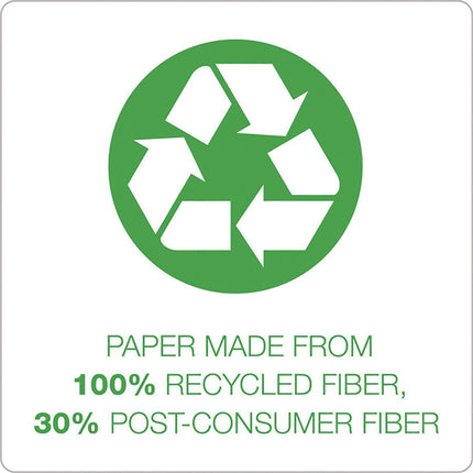 Second Nature Recycled Ruled Pads, Narrow Rule, 50 Canary-Yellow 5 X 8 Sheets, Dozen