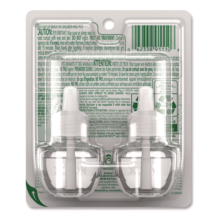 Scented Oil Refills, Paradise Retreat, 0.67 oz, 2/Pack, 6 Packs/Carton