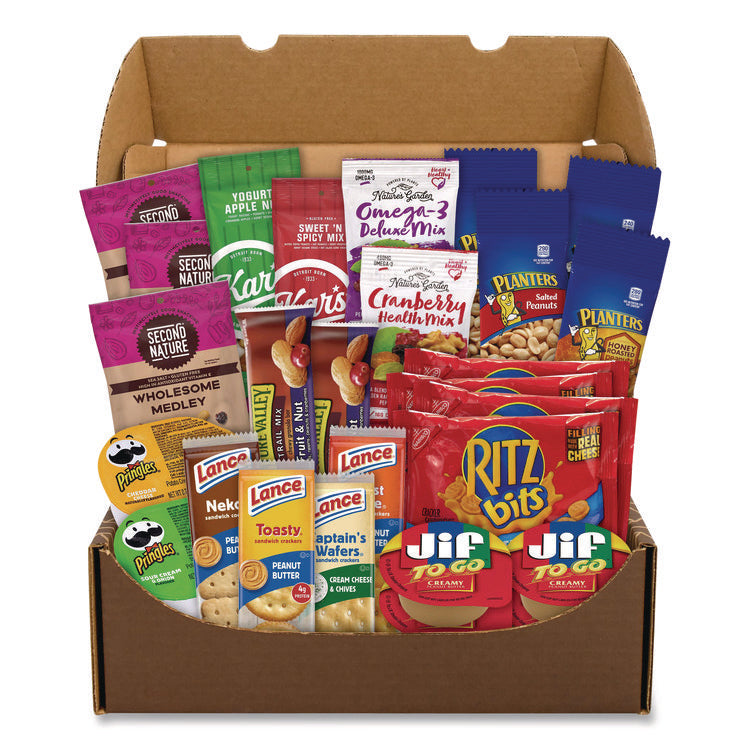 On The Go Snack Box, 27 Assorted Snacks/Box