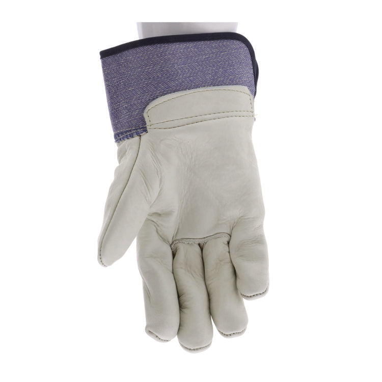 Mustang Grain-Leather-Palm Gloves, Medium, Dozen
